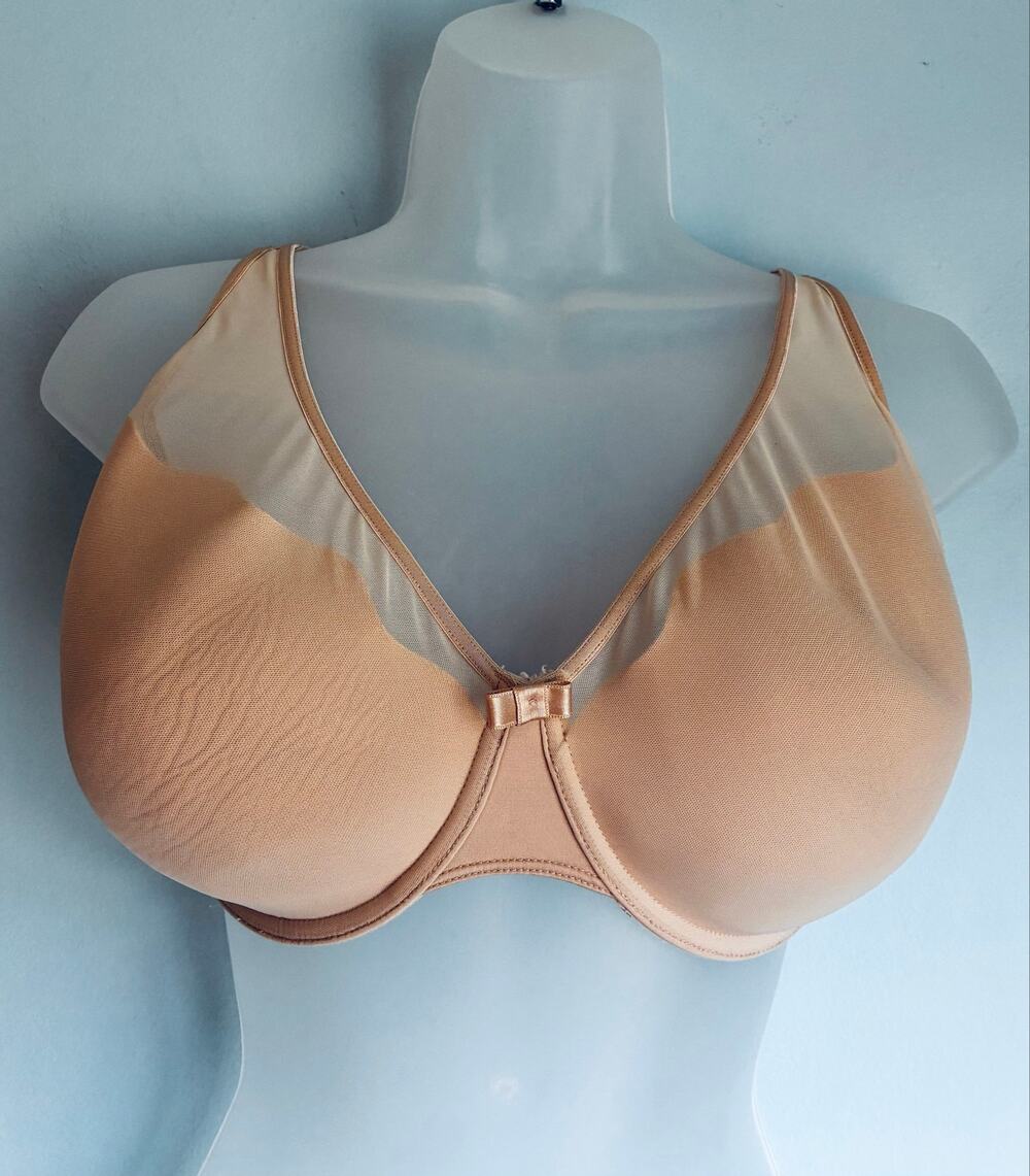 Bali Lightly Lined Bra 38D Beige Casual Comfort Everyday